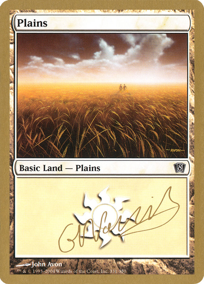 Plains (gn331) (Gabriel Nassif) [World Championship Decks 2004] MTG Single Magic: The Gathering    | Red Claw Gaming