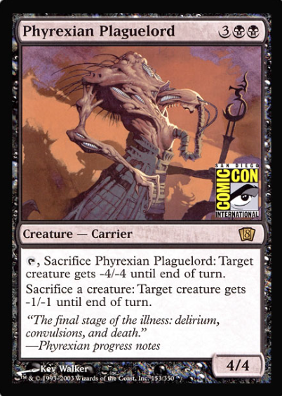 Phyrexian Plaguelord (San Diego Comic Con Oversized) [Oversize Cards] MTG Single Magic: The Gathering    | Red Claw Gaming