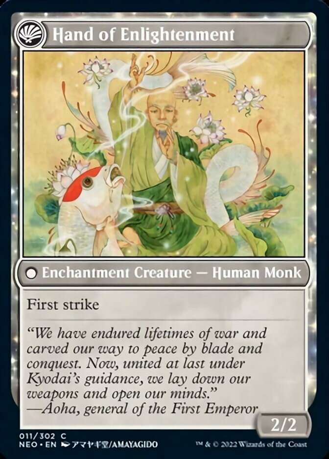 Era of Enlightenment // Hand of Enlightenment [Kamigawa: Neon Dynasty] MTG Single Magic: The Gathering    | Red Claw Gaming