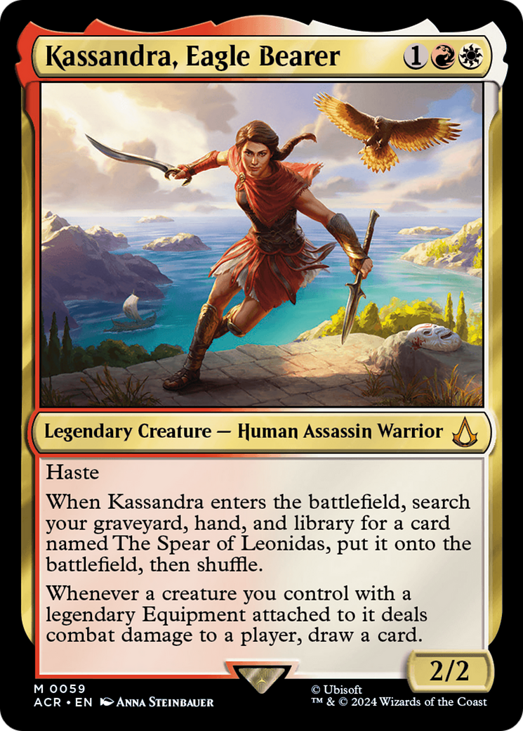 Kassandra, Eagle Bearer [Assassin's Creed] MTG Single Magic: The Gathering    | Red Claw Gaming