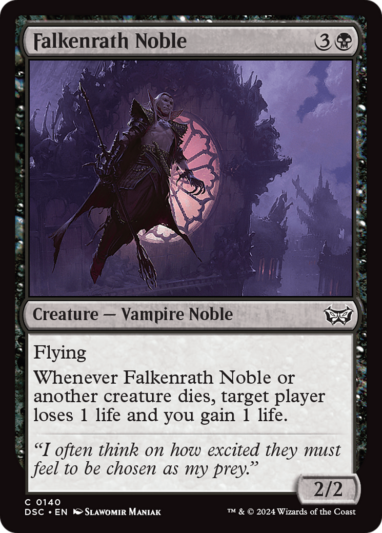 Falkenrath Noble [Duskmourn: House of Horror Commander] MTG Single Magic: The Gathering    | Red Claw Gaming