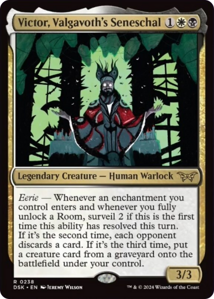 Victor, Valgavoth's Seneschal [Duskmourn: House of Horror] MTG Single Magic: The Gathering    | Red Claw Gaming