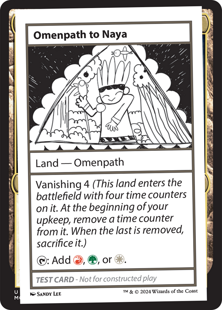 Omenpath to Naya [Mystery Booster 2 Playtest Cards] MTG Single Magic: The Gathering    | Red Claw Gaming