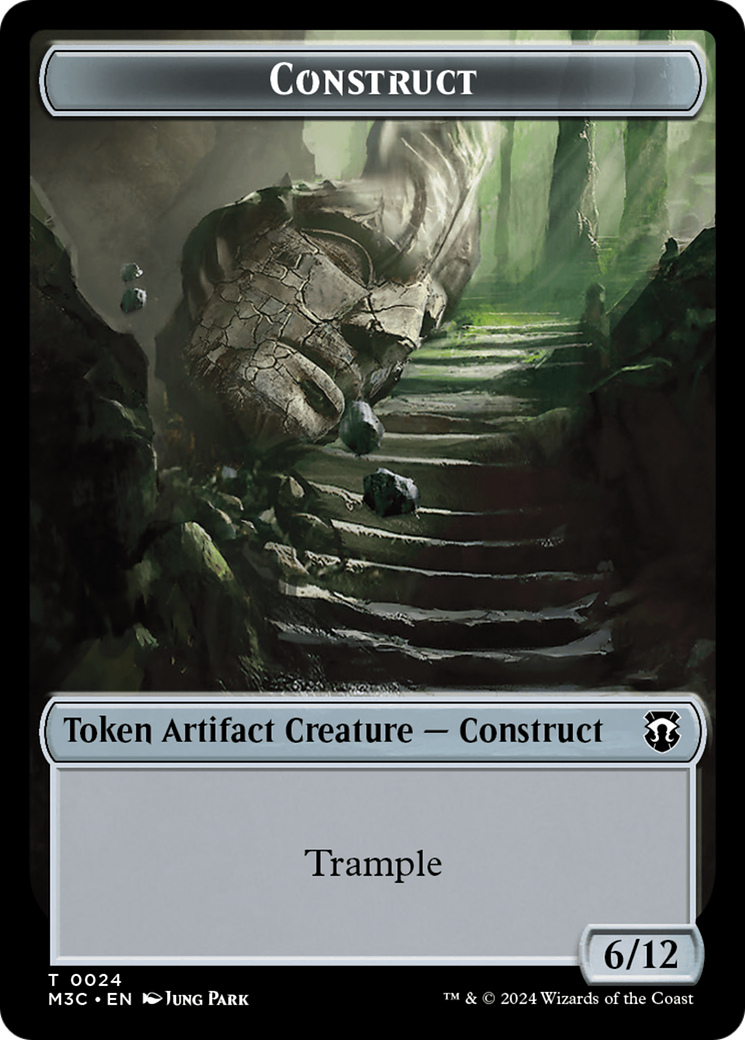 Construct // Myr Double-Sided Token [Modern Horizons 3 Commander Tokens] MTG Single Magic: The Gathering    | Red Claw Gaming