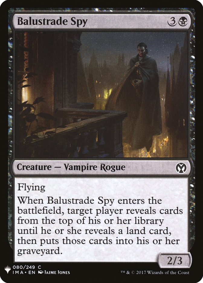 Balustrade Spy [Mystery Booster] MTG Single Magic: The Gathering    | Red Claw Gaming