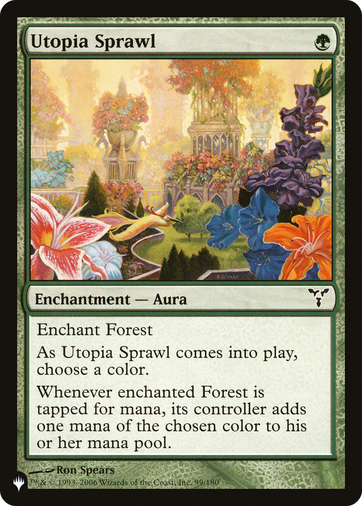 Utopia Sprawl [The List Reprints] MTG Single Magic: The Gathering    | Red Claw Gaming