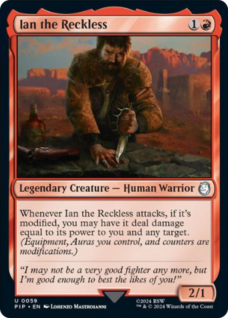 Ian the Reckless [Fallout] MTG Single Magic: The Gathering    | Red Claw Gaming