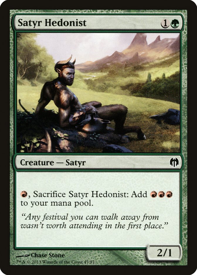 Satyr Hedonist [Duel Decks: Heroes vs. Monsters] MTG Single Magic: The Gathering    | Red Claw Gaming