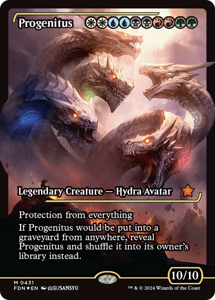 Progenitus (Showcase) [Foundations] MTG Single Magic: The Gathering    | Red Claw Gaming