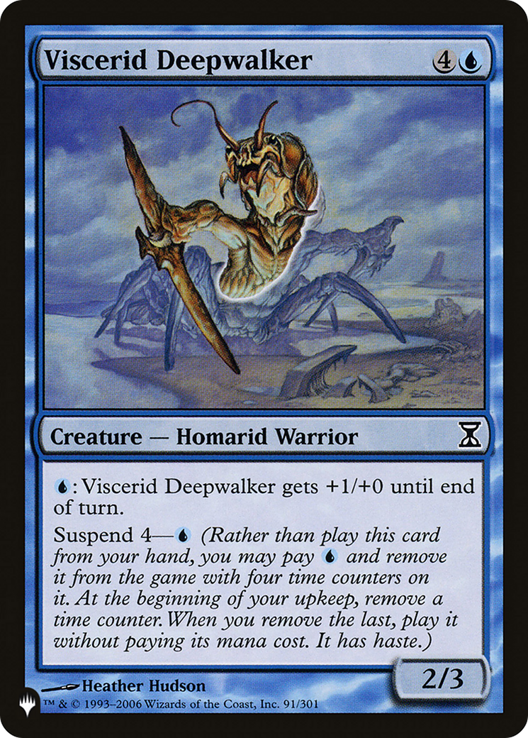 Viscerid Deepwalker [The List Reprints] MTG Single Magic: The Gathering    | Red Claw Gaming