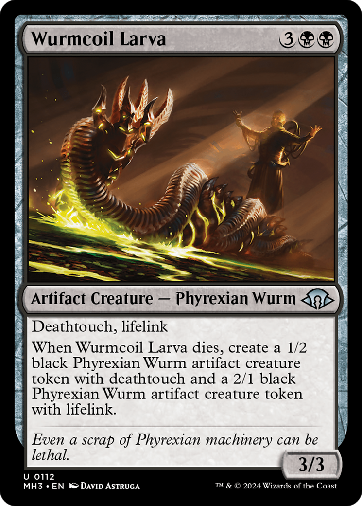 Wurmcoil Larva [Modern Horizons 3] MTG Single Magic: The Gathering    | Red Claw Gaming