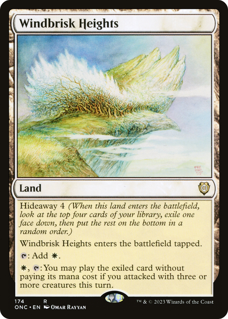 Windbrisk Heights [Phyrexia: All Will Be One Commander] MTG Single Magic: The Gathering    | Red Claw Gaming