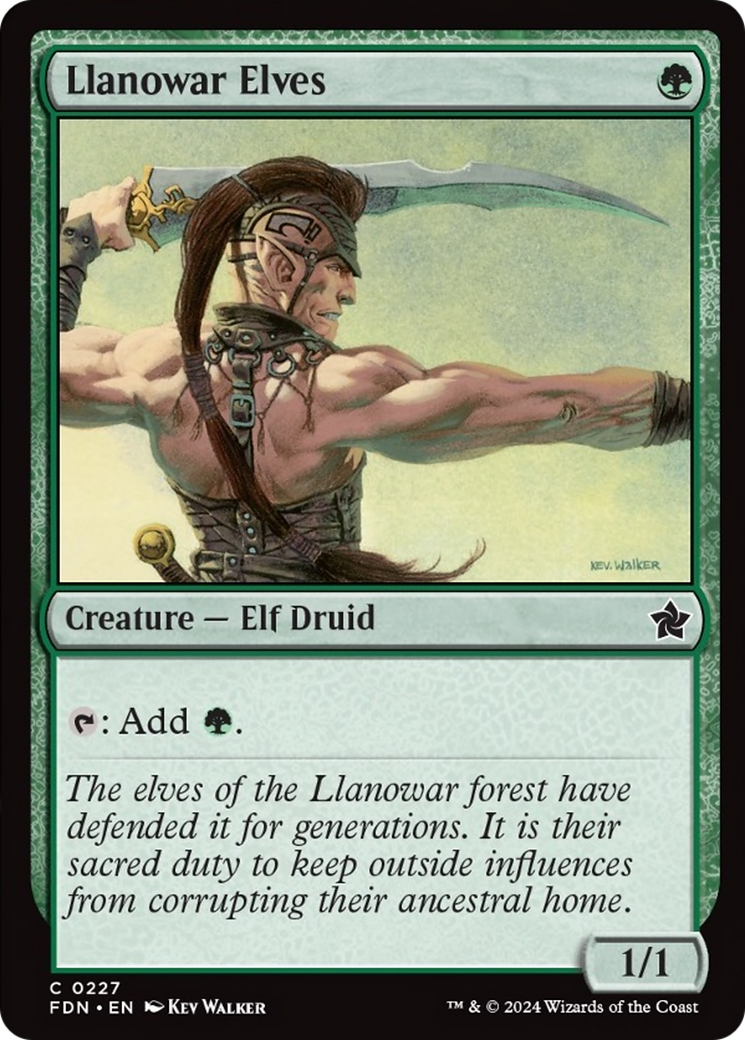 Llanowar Elves [Foundations] MTG Single Magic: The Gathering | Red Claw Gaming