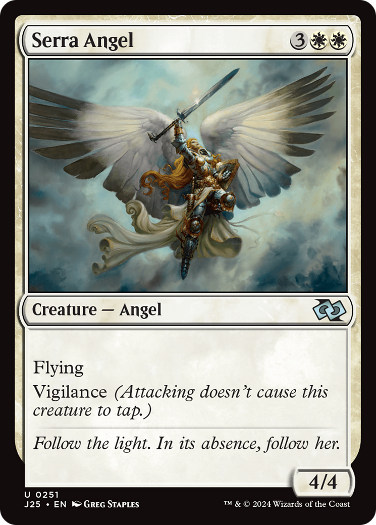 Serra Angel [Foundations Jumpstart] MTG Single Magic: The Gathering | Red Claw Gaming