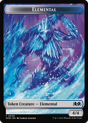 Elemental // Food (0010) Double-Sided Token [Wilds of Eldraine Tokens] MTG Single Magic: The Gathering | Red Claw Gaming