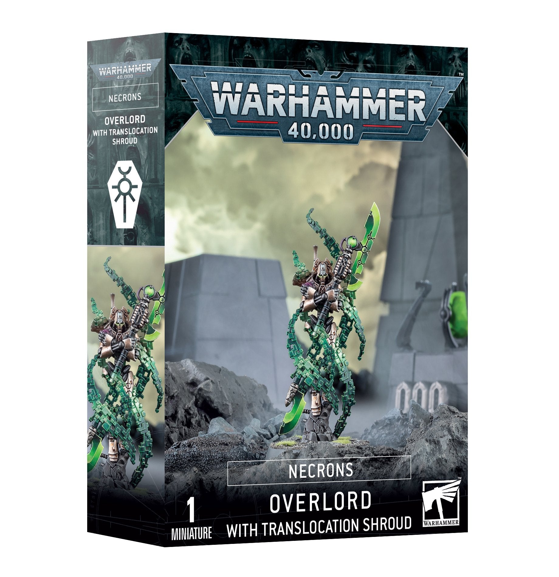 NECRONS: OVERLORD + TRANSLOCATION SHROUD Necrons Games Workshop    | Red Claw Gaming