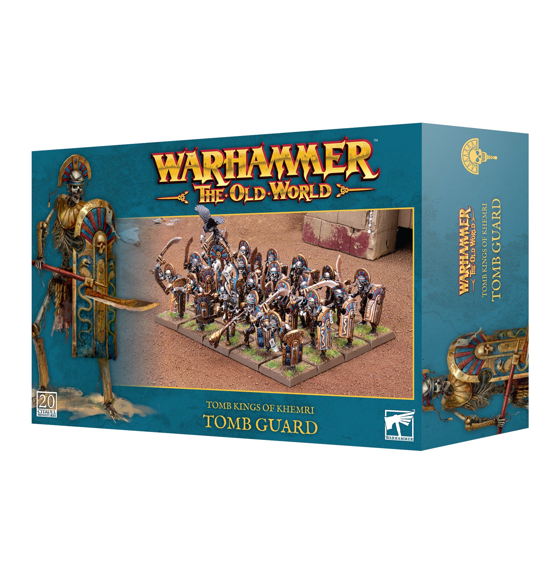 Warhammer the Old World: Tomb Kings of Khemri Tomb Guard Warhammer Old World Games Workshop    | Red Claw Gaming