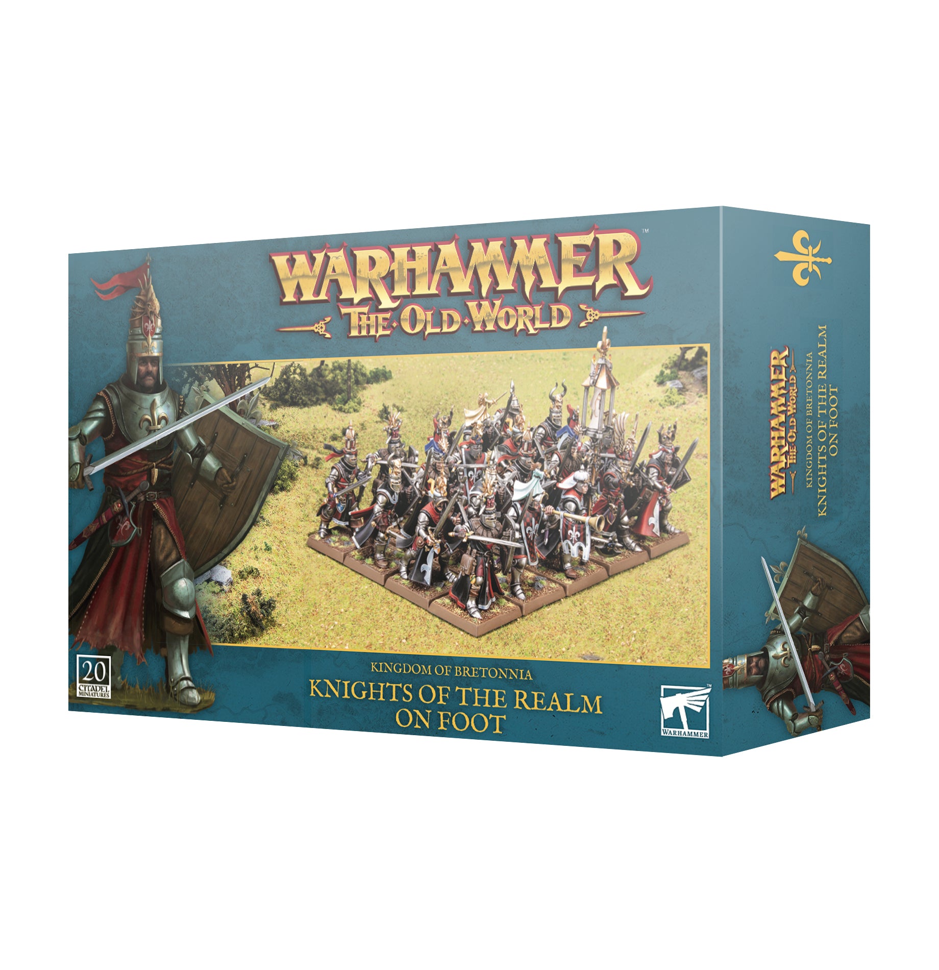 Warhammer the Old World: Kingdom of Bretonnia KNIGHTS OF THE REALM ON FOOT Warhammer Old World Games Workshop    | Red Claw Gaming