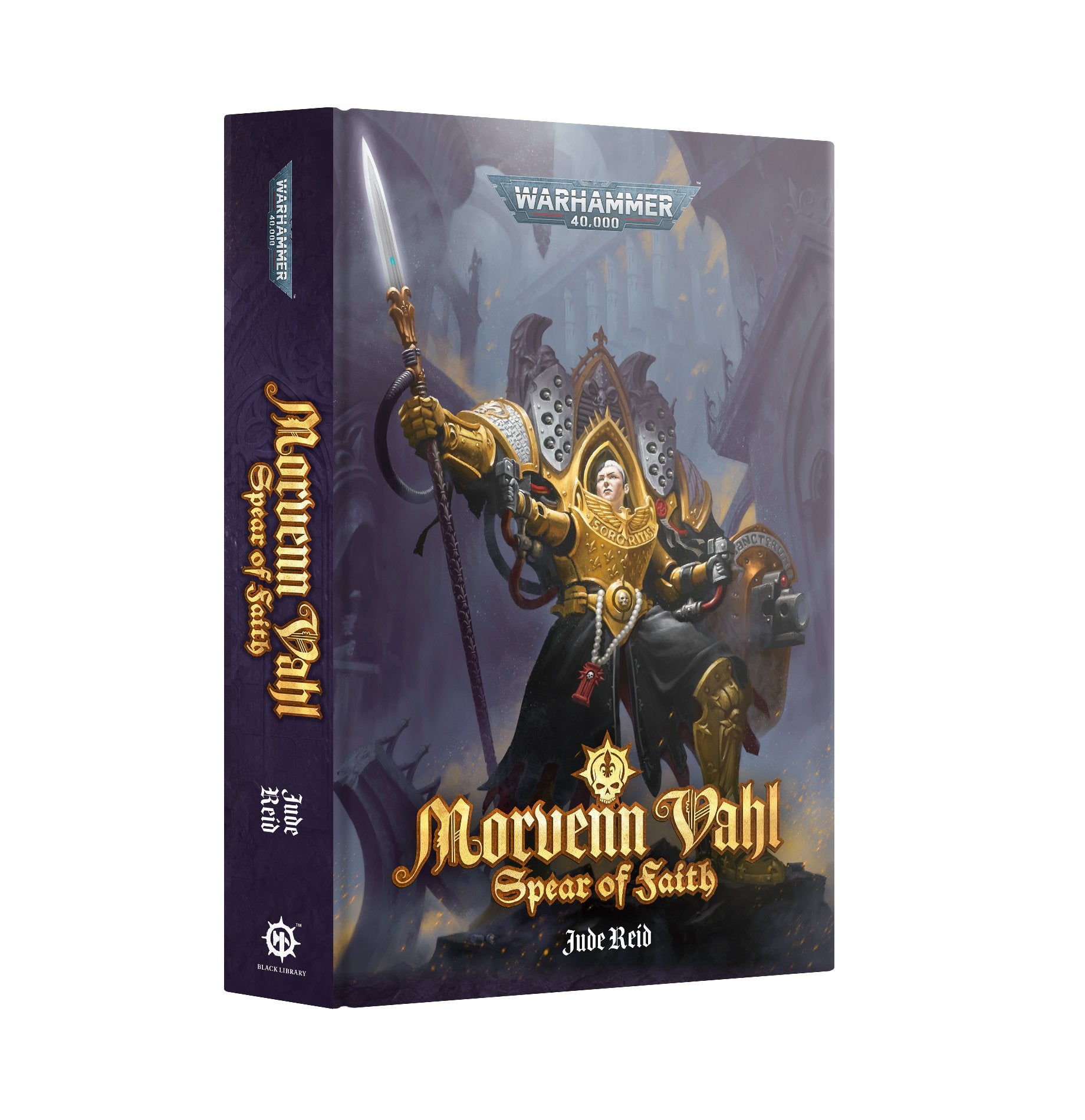 MORVENN VAHL: SPEAR OF FAITH (HB) Black Library Games Workshop    | Red Claw Gaming