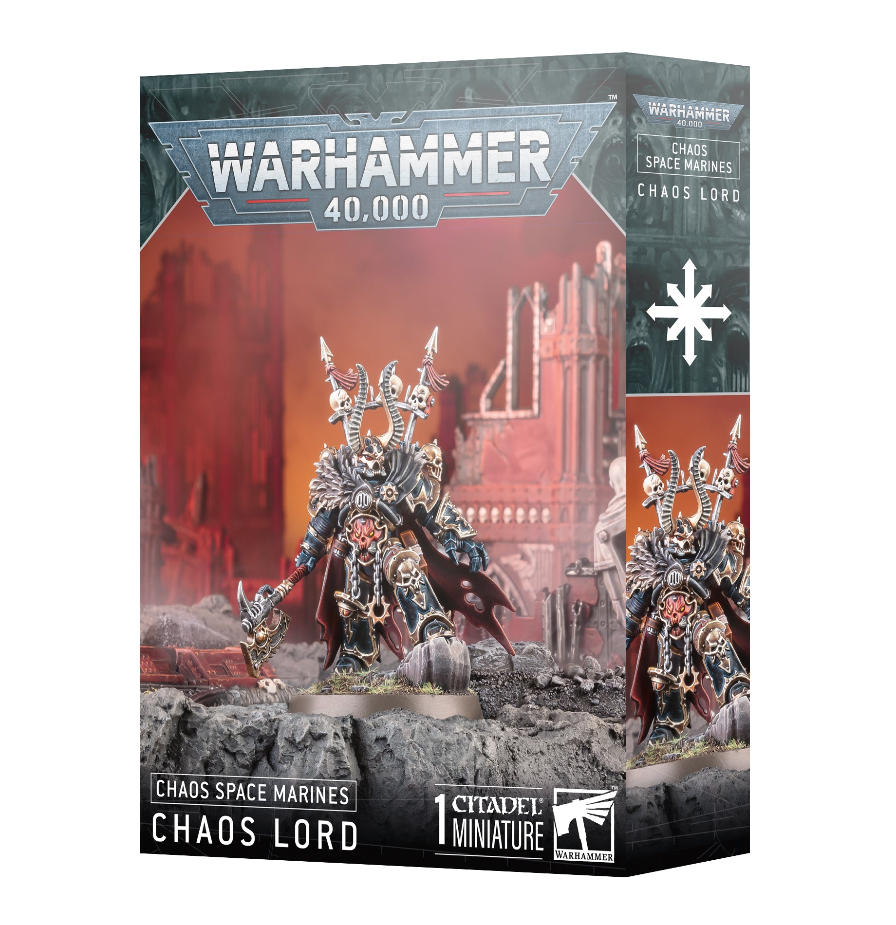 CHAOS SPACE MARINES CHAOS LORD (2024) Chaos Space Marines Games Workshop    | Red Claw Gaming