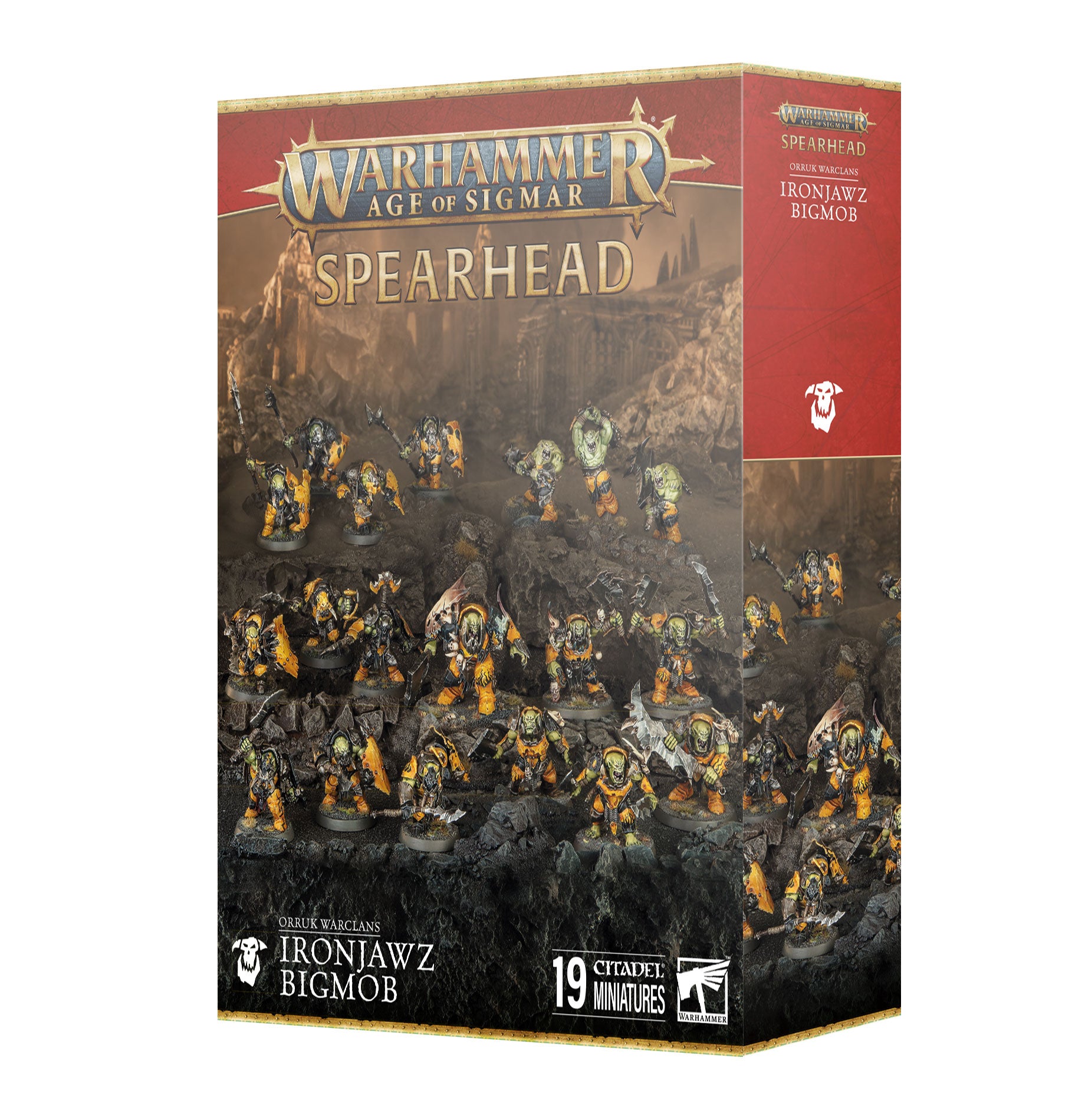 SPEARHEAD:ORRUK WARCLANS IRONJAWZ BIGMOB Orruk Games Workshop | Red Claw Gaming