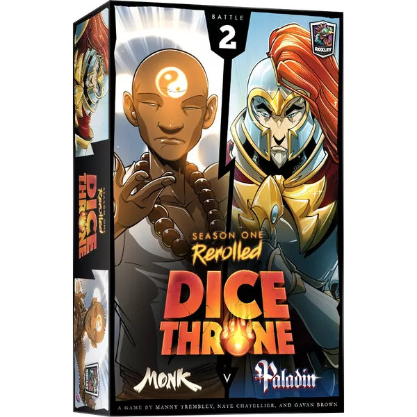 DICE THRONE SEASON 1 REMASTERED BOX 2 MONK VS PALADIN Board Games Universal DIstribution    | Red Claw Gaming