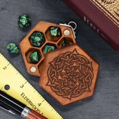 Mini Hex Chest Dice Box  Red Claw Gaming    | Red Claw Gaming