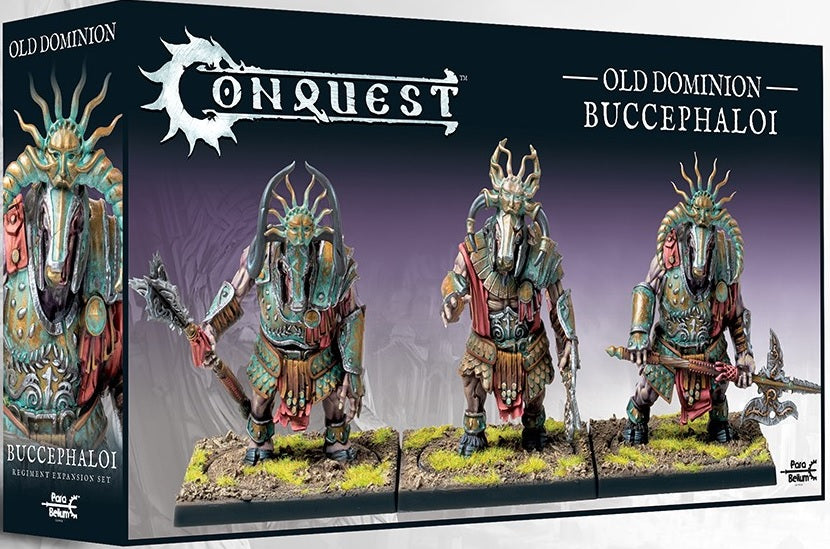 CONQUEST: OLD DOMINION - BUCCEPHALO Miniatures Universal DIstribution    | Red Claw Gaming