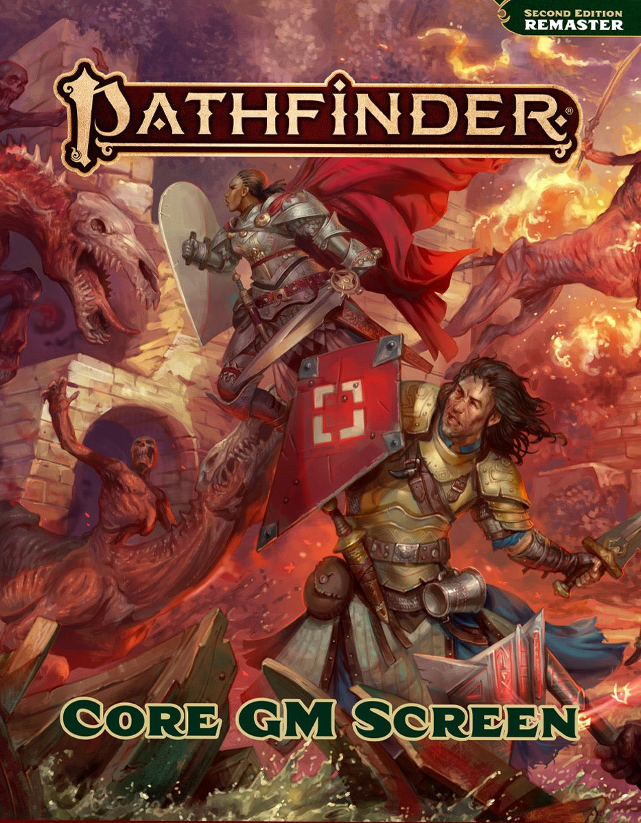 PATHFINDER 2E REMASTER GM SCREEN Pathfinder Paizo    | Red Claw Gaming