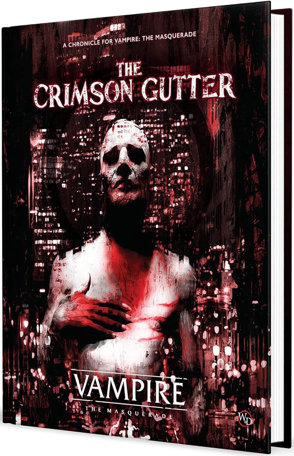 VAMPIRE: THE MASQUERADE 5TH ED CRIMSON GUTTER CHRONICLE BOOK HC Role Playing Universal DIstribution    | Red Claw Gaming