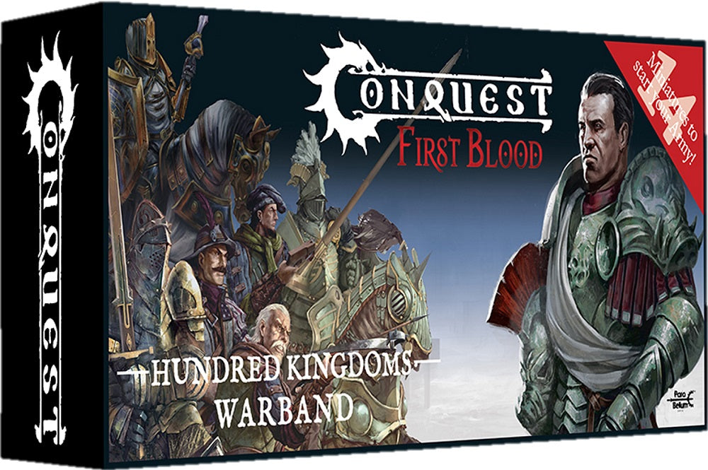 CONQUEST: HUNDRED KINGDOMS - FIRST BLOOD WARBAND (2024) Miniatures Universal DIstribution    | Red Claw Gaming