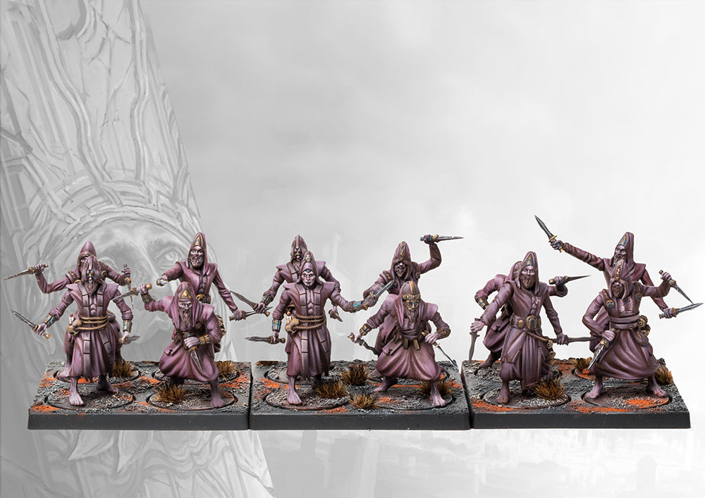 CONQUEST: OLD DOMINION HASHASHIN Miniatures Universal DIstribution    | Red Claw Gaming