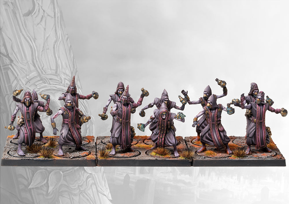 CONQUEST: OLD DOMINION CULTISTS Miniatures Universal DIstribution    | Red Claw Gaming