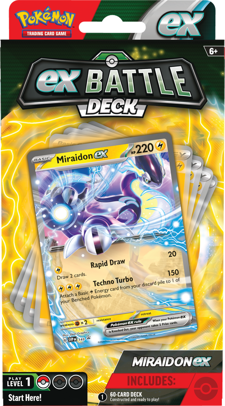 Pokemon Battle Deck Miraidon EX Pokemon Nintendo    | Red Claw Gaming