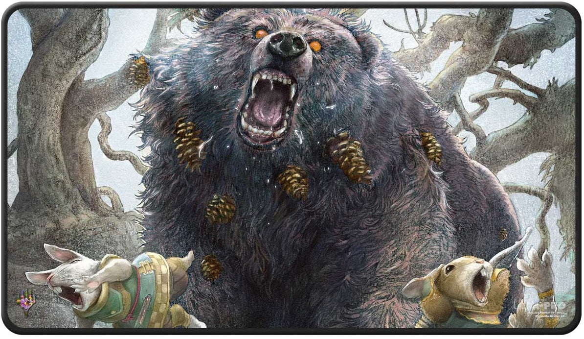 Bloomburrow Lumra, Bellow of the Woods Black Stitched Standard Gaming Playmat for Magic: The Gathering Playmats Ultra Pro    | Red Claw Gaming