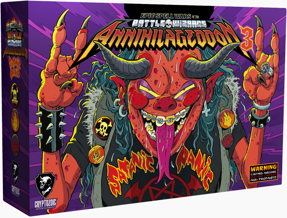 EPIC SPELL WARS DECK-BUILDING: ANNIHILAGEDDON 3 SATANIC PANIC Board Games Cryptozoic Entertainment    | Red Claw Gaming