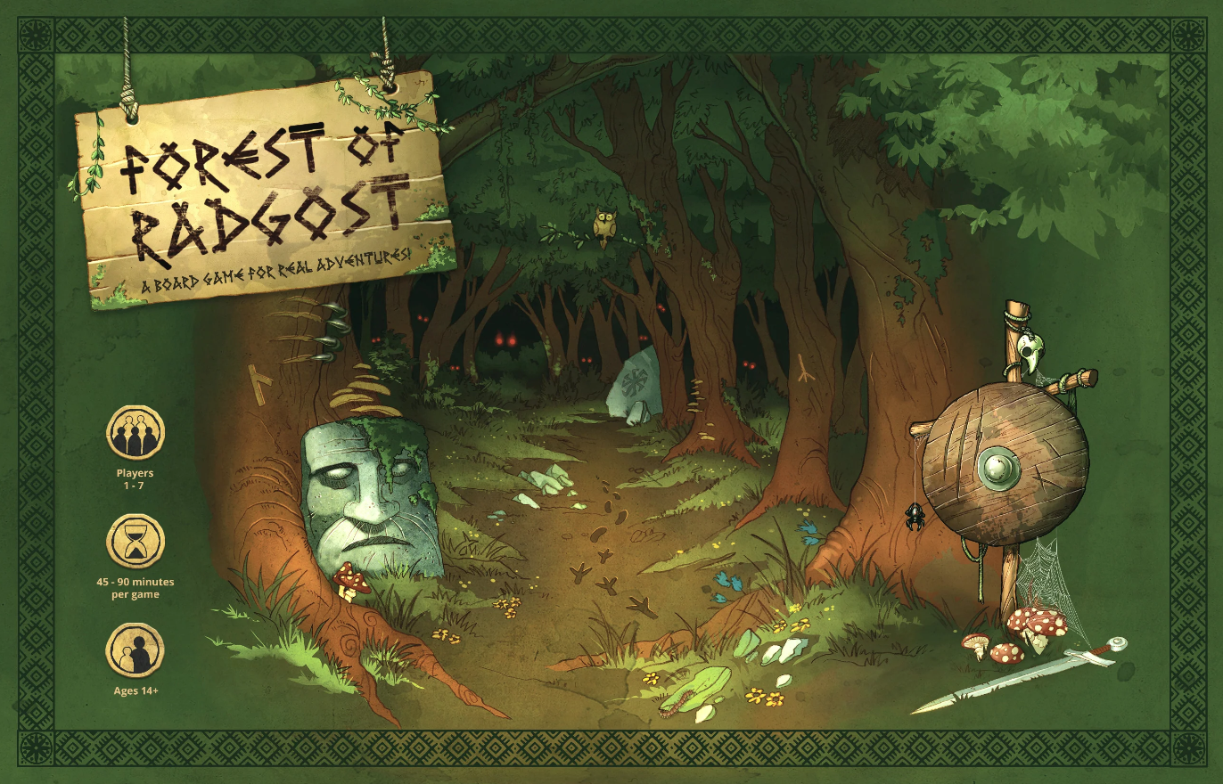 FOREST OF RADGOST ACORN VERSION Board Game Universal Distribution    | Red Claw Gaming