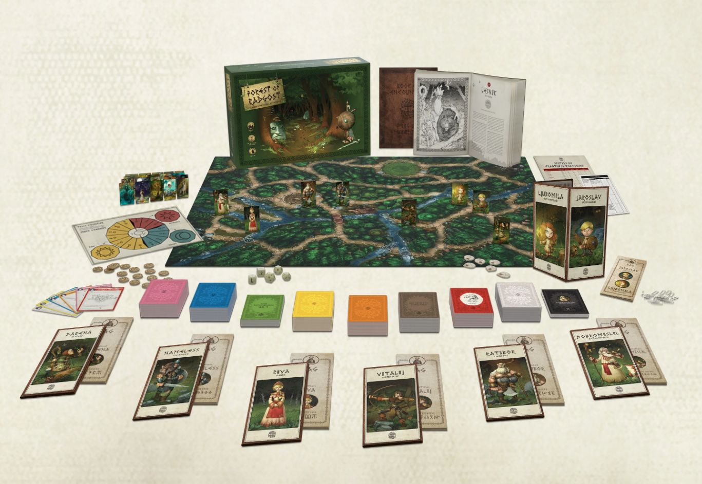 FOREST OF RADGOST ACORN VERSION Board Game Universal Distribution    | Red Claw Gaming