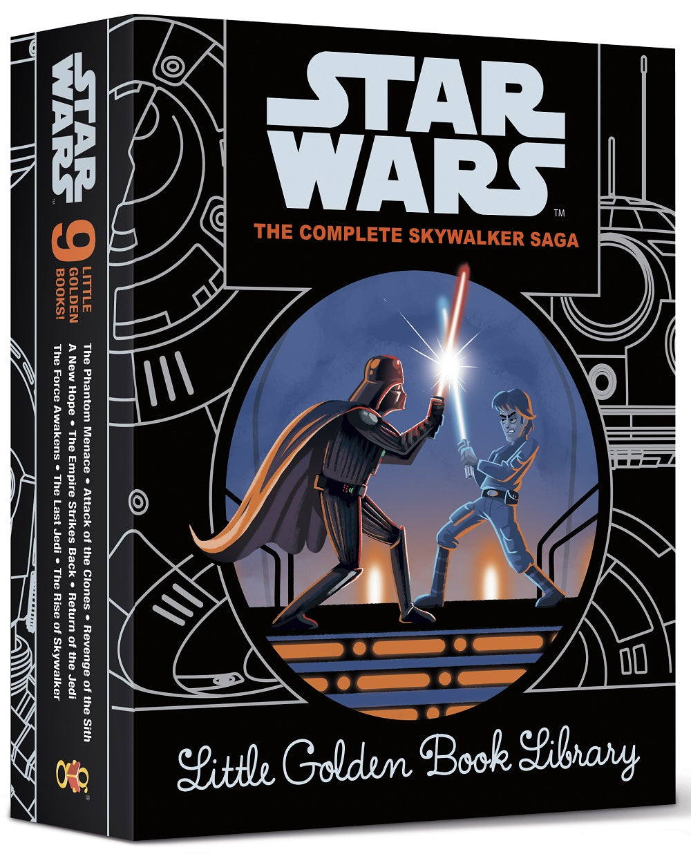 THE STAR WARS COMPLETE SKYWALKER SAGA: LITTLE GOLDEN BOOK LIBRARY Book A Little Golden Book    | Red Claw Gaming