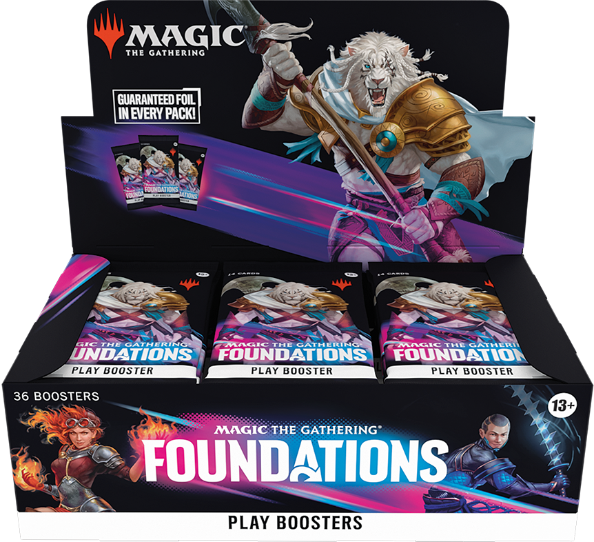 Magic: The Gathering Foundations Play Booster Box Sealed Magic the Gathering Wizards of the Coast (Sealed)    | Red Claw Gaming