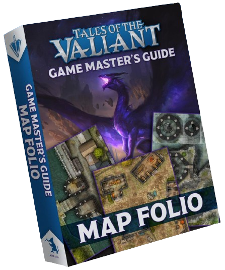 TALES OF THE VALIANT GAME MASTER'S GUIDE MAP FOLIO Rule Book Kobold Press    | Red Claw Gaming