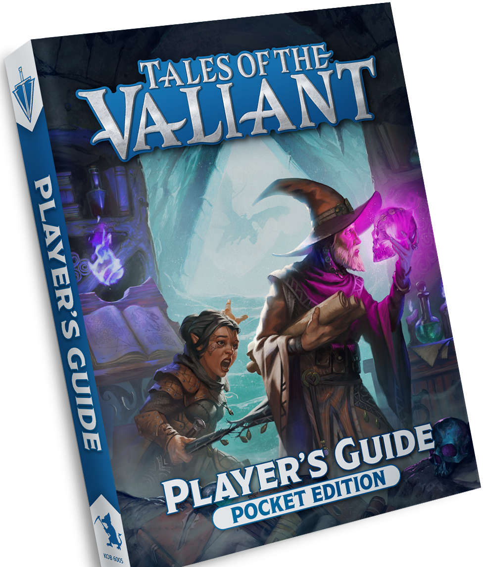 TALES OF THE VALIANT PLAYER'S GUIDE POCKET EDITION Rule Book Kobold Press    | Red Claw Gaming