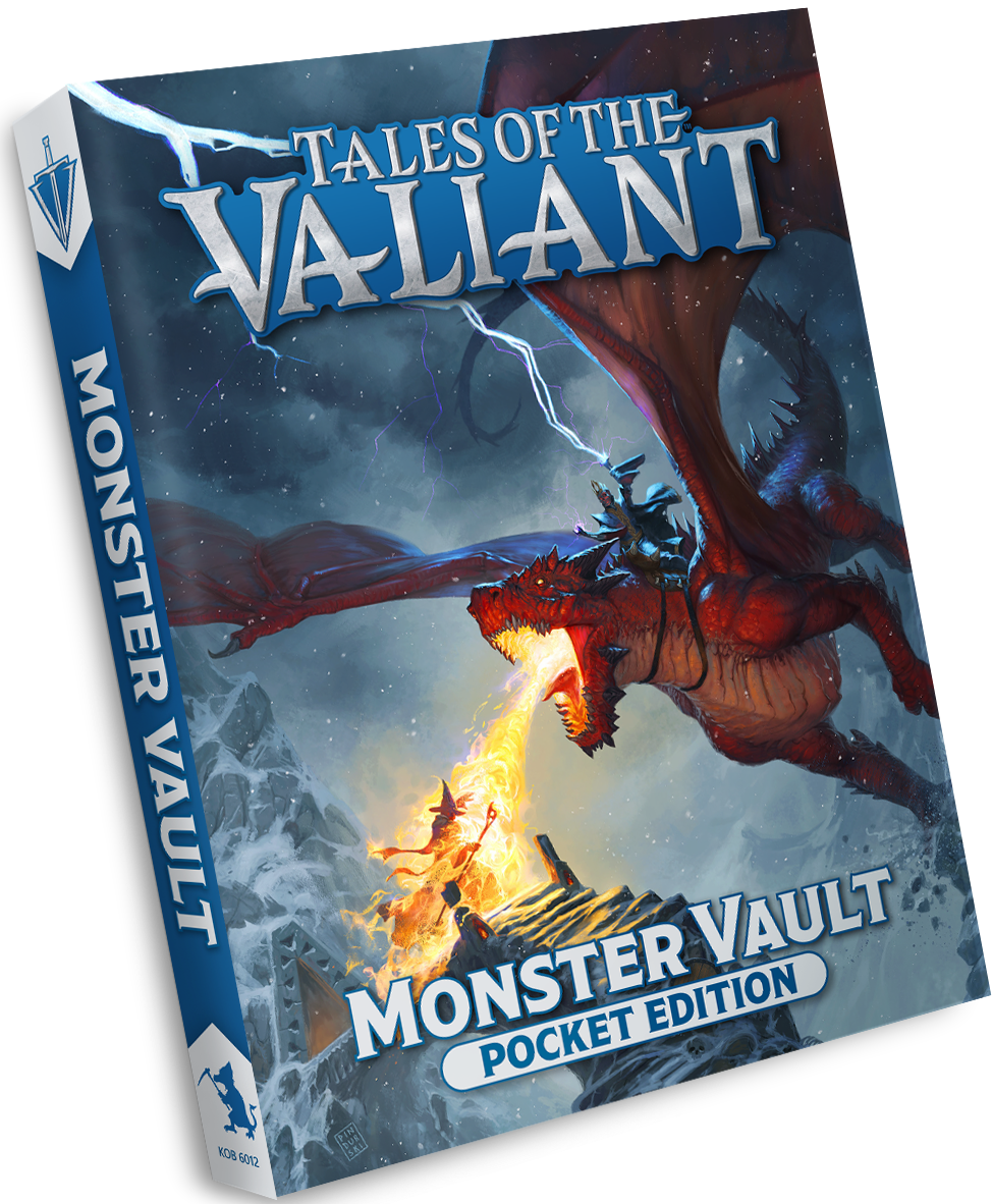 TALES OF THE VALIANT MONSTER VAULT POCKET EDITION Rule Book Kobold Press    | Red Claw Gaming