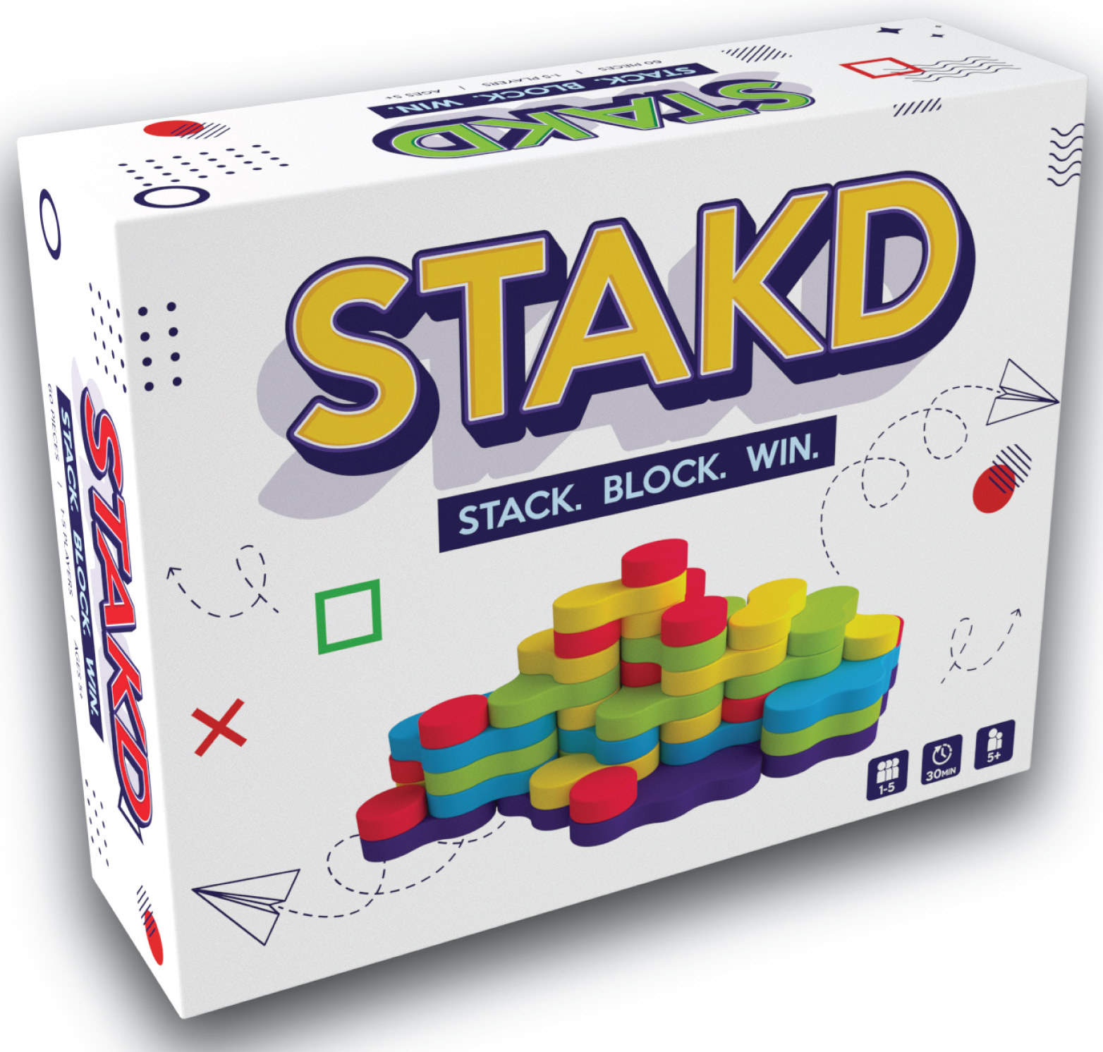 Stakd Board Game Happy Robot Inc    | Red Claw Gaming