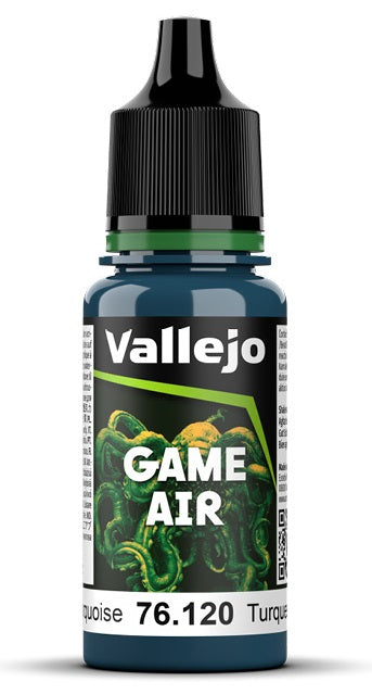 GAME AIR 120-18ML. ABYSSAL TURQUOISE Vallejo Game Color Vallejo    | Red Claw Gaming