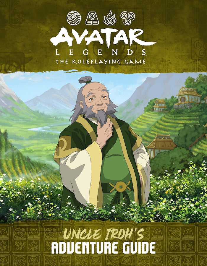 AVATAR LEGENDS RPG UNCLE IROH'S ADVENTURE GUIDE RPG Book Universal DIstribution    | Red Claw Gaming