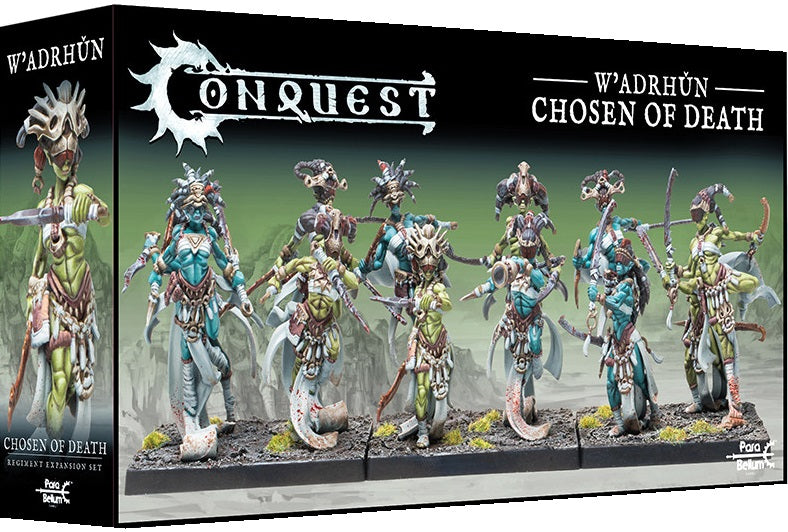 CONQUEST: W'ADRHUN - CHOSEN OF DEATH Miniatures Universal DIstribution | Red Claw Gaming