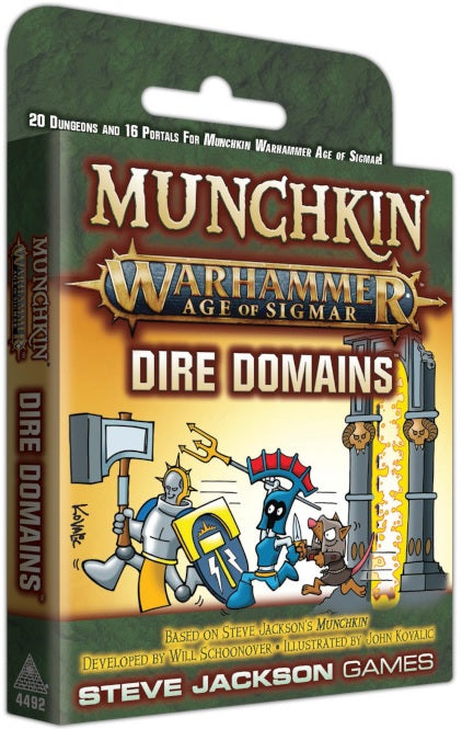 Age of Sigmar Munchkin Dire Domains Board Game Steve Jackson | Red Claw Gaming