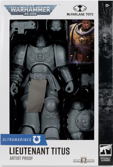 WARHAMMER 40000 7" - LIEUTENANT TITUS (SPACE MARINE II) (ARTIST PROOF) Red Claw Gaming | Red Claw Gaming