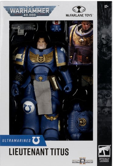 WARHAMMER 40000 7" FIG - LIEUTENANT TITUS (SPACE MARINE II) Red Claw Gaming | Red Claw Gaming